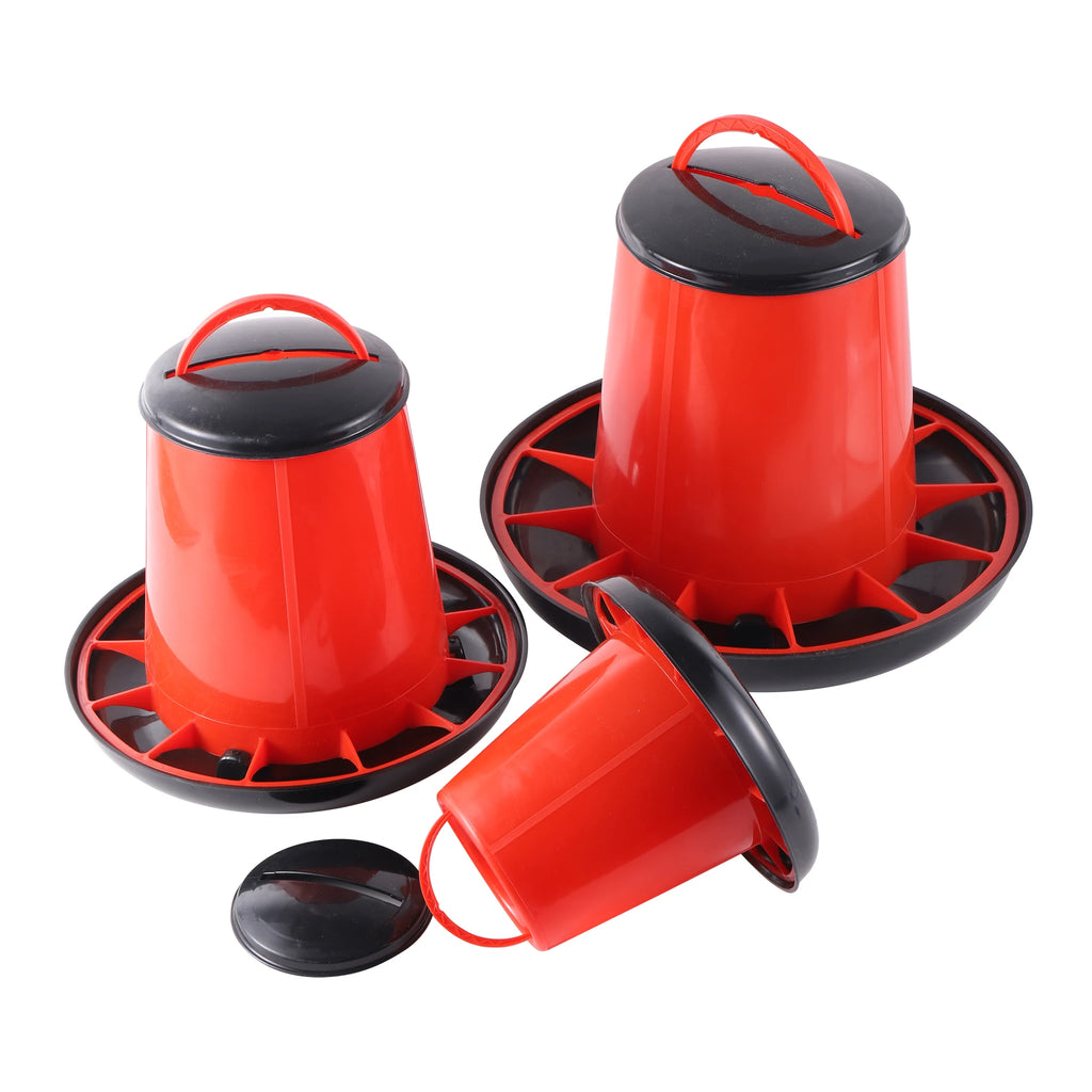 Animal farm 1.5kg/3kg/6kg Quality Chicken Automatic Feeder Feeding tool commerce chicken poultry farms use Chicken feeder 1 Set