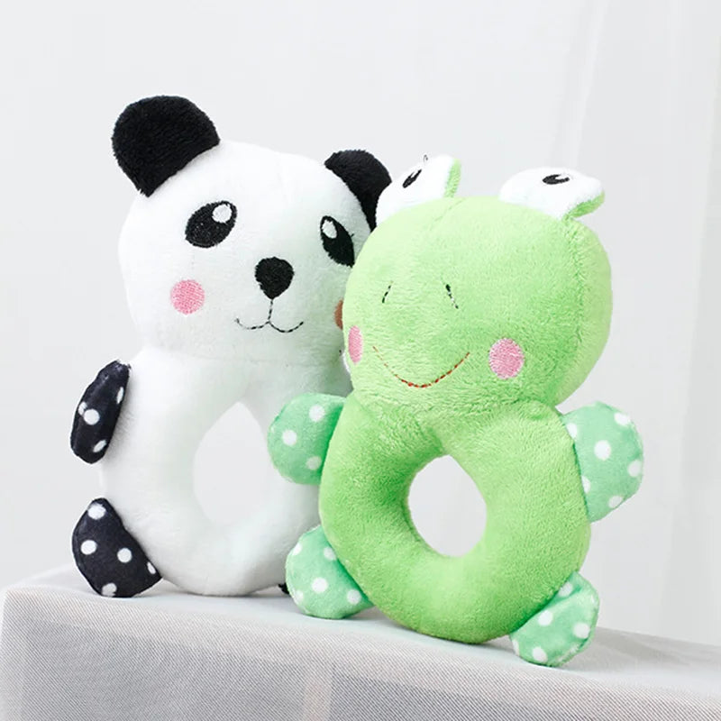 YUDODO Stuffe Cartoon Panda Frog Rabbit Dog Soft Plush Pet Chew Toy For Small Dog Teddy Chihuahua Puppy Cat Interactive Toys