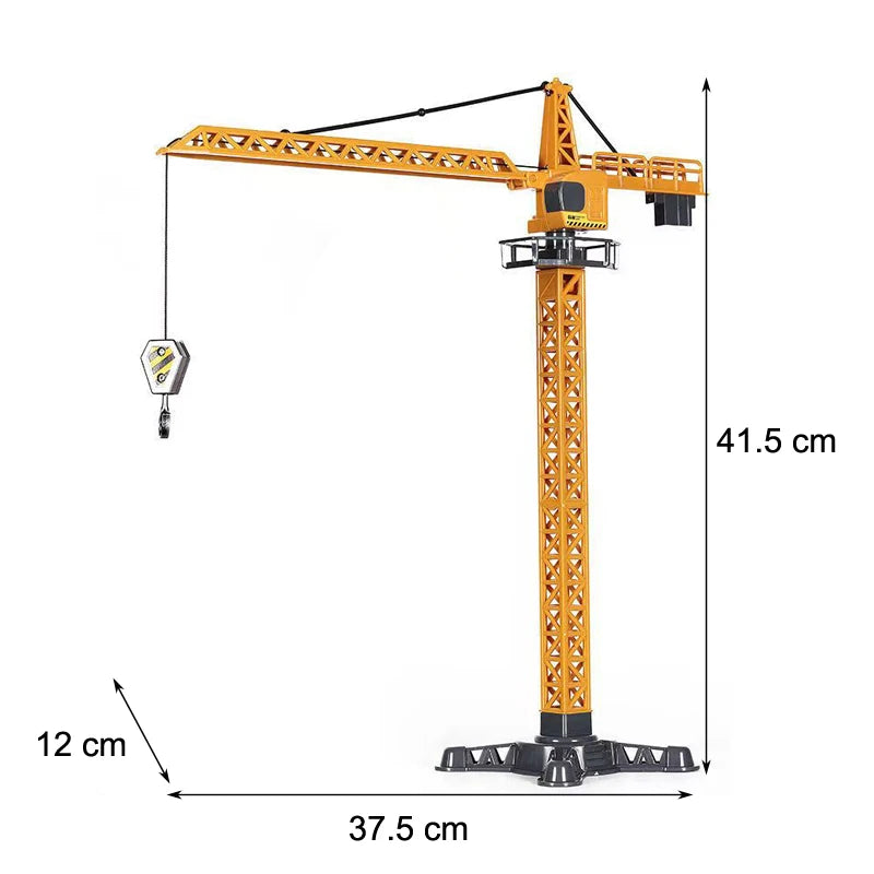 Toys for Boys Tower Crane Tractor Kids Excavator Bulldozer Forklift Trucks Model Diecast Farm Engineering Alloy+Plastic Vehicle