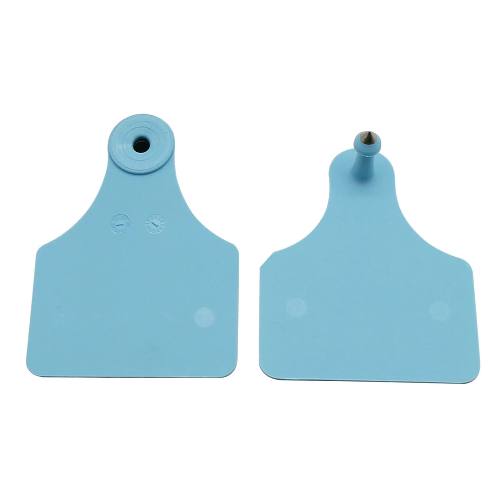 5 Pcs TPU Double-sided Cattle Ear Tag Signs Wordless Ear Tag Blank Label Custom Number Cow Earrings Farm Animal Identification