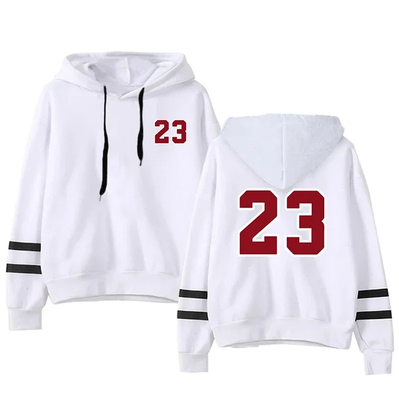 Hoodies Fashion Pullovers Versatile Hot Sale Daily Womens Sweatshirts Stripe Woman Clothing Jogging Casual Printing Sports Style