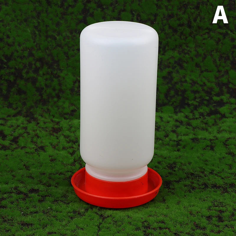 Poultry Thickened Feeder And Drinker Water Food Dispenser Automatic Chicken Birds Chick Waterer Feeding Bucket Container
