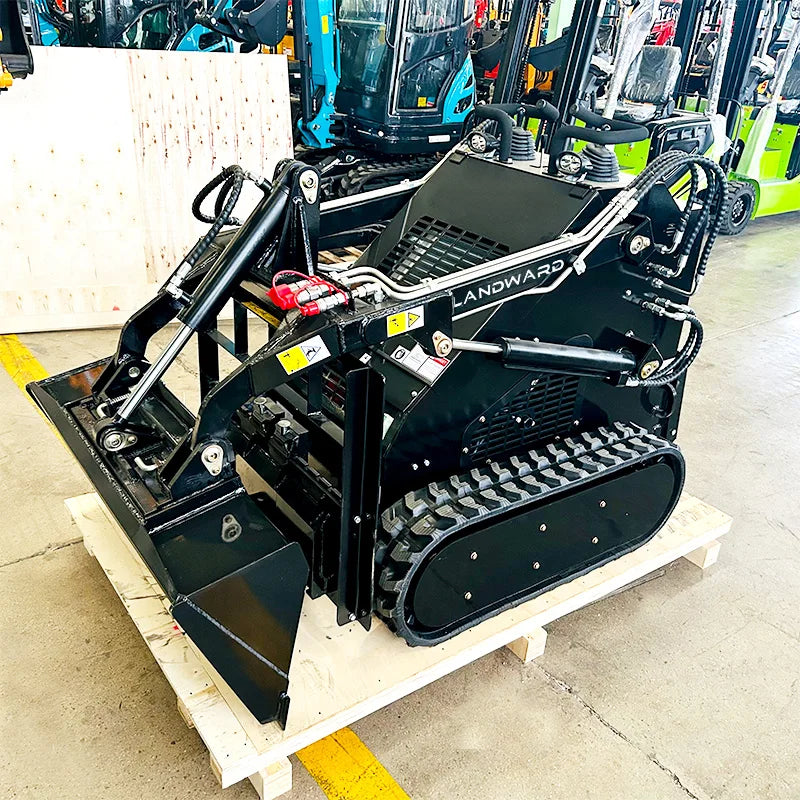 Europe Agriculture Mini Loader With Attachments ST480 Skid Steer Loader 900kg Farm Mini Skid Steer Loader EPA Price Customized