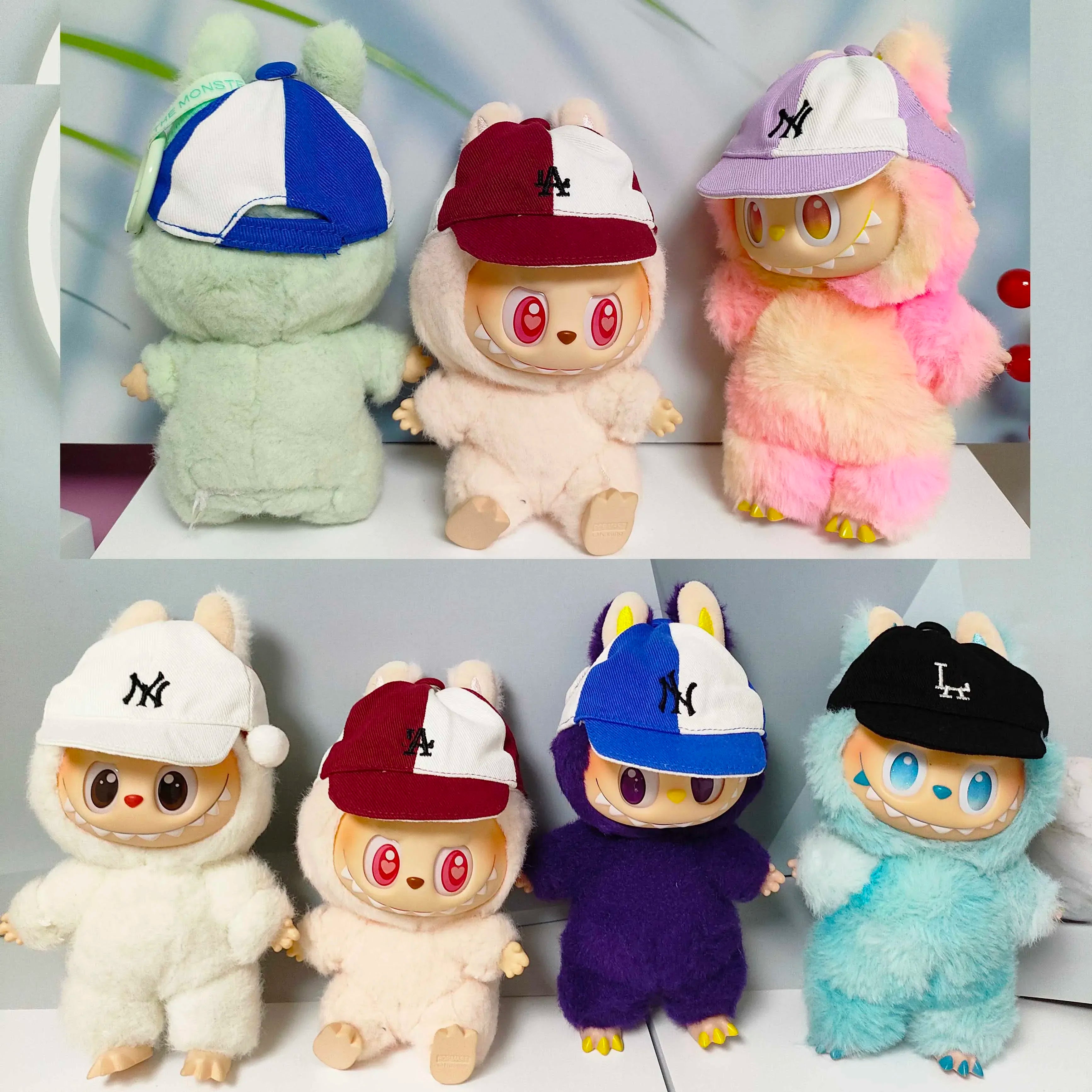 Labubu Baseball Cap – Accessories for 15–17cm Labubu-Style Dolls (V1 / V2 / V3)