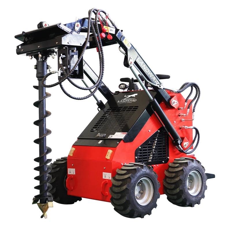 Europe Agriculture Mini Loader With Attachments ST480 Skid Steer Loader 900kg Farm Mini Skid Steer Loader EPA Price Customized
