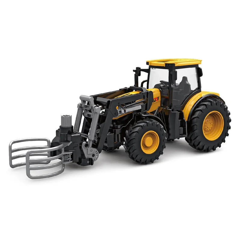 Farmer Truck 1/24 Inertia Farmer's Combined Soil Preparation Vehicle For Kids Scene Simulation Toys for Boys Christmas Gifts