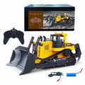 Huina1:16 1554 11 Channels Remote Control Bulldozer Heavy Duty Bulldozer Kids RC Vehicle Electric Toy Gifts For Kids