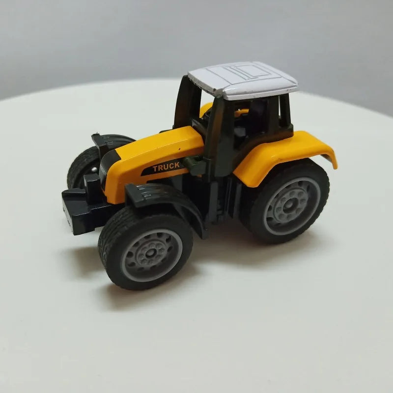 Hot Selling Children's Alloy Car Model Simulation Mini Farm Car Tractor Skidding Farmer Car Children Boys Birthday Gift Car Toys