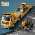1:40 Scale Die-Cast Tow Truck Model with Excavator and Bulldozer Inertia-Driven with Sound and Light Effects Boys' Toy Gift
