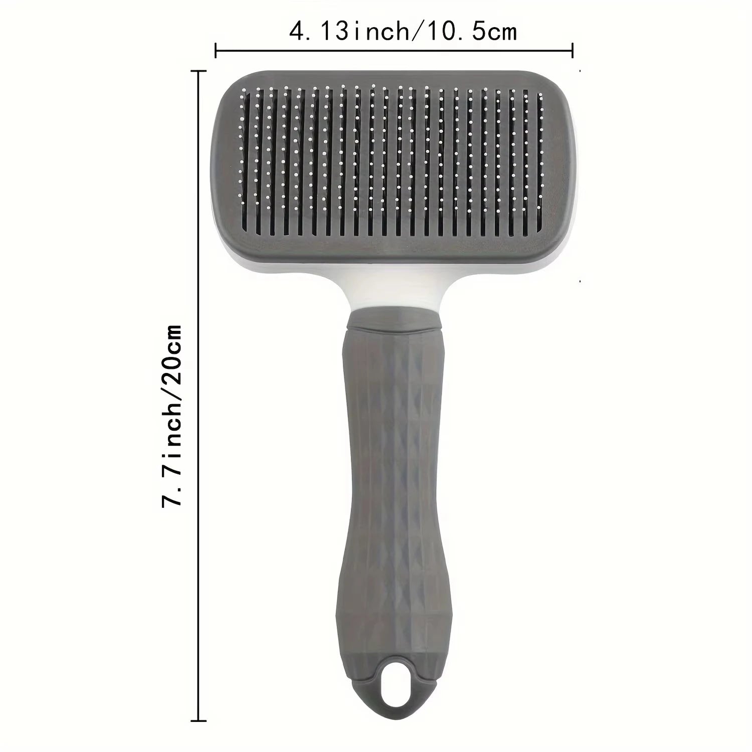 Pet Grooming Brush Gentle Deshedding Massage Comb with One-Click Hair Removal Dog Grooming for Dogs & Cats Easy-Clean