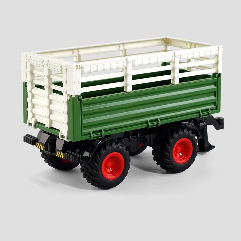 Farm Tractor with Trailer Inertia Toy Forklift Transport Truck Sprinkler Model Simulation Game Boy Kids Toy Gifts