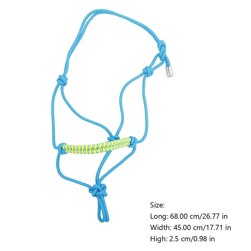 RTSHE-Horse Bridle Training Tool Major Outdoor Halters Horses Training Rope Halters For Horses Adjustable Sturdy Horse Halter