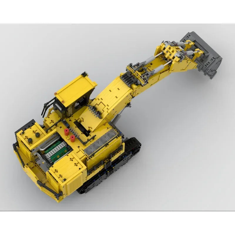 MOC-223188 New Backhoe Excavator Bulldozer Building Block Model • 4423 Parts • MOC Creative Boys' Children's Birthday Toy Gift