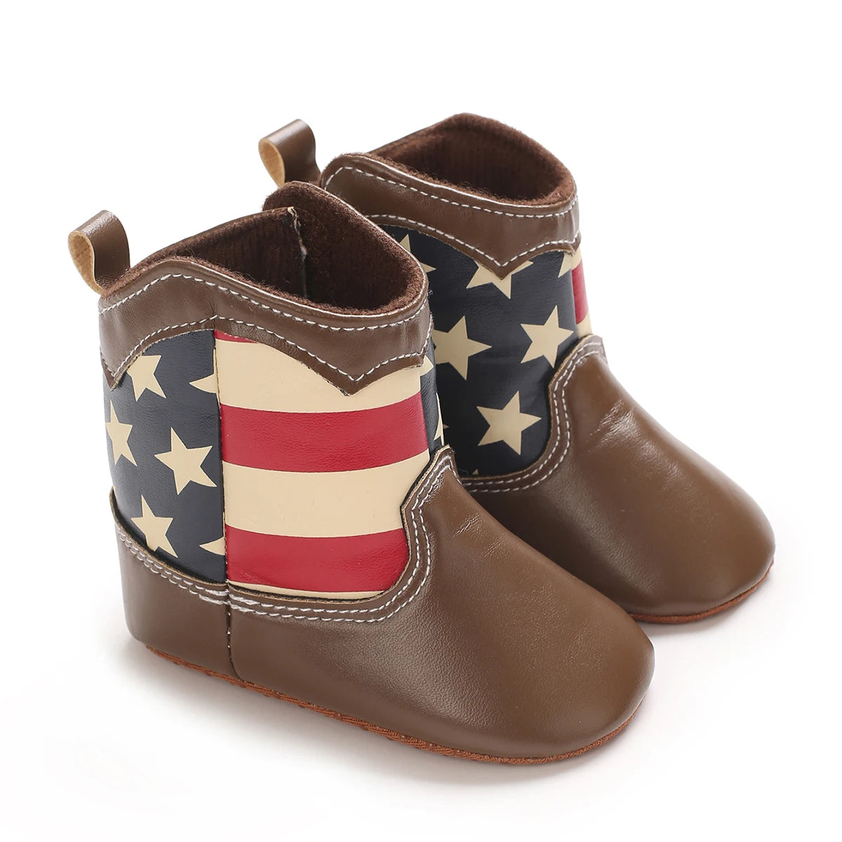 Baby Cowboy Boots - Western Style | Soft soled First Walking Shoes for Newborns and Preschoolers