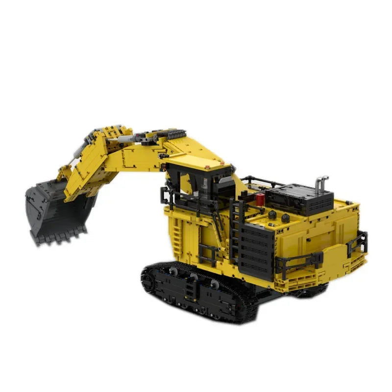 MOC-223188 New Backhoe Excavator Bulldozer Building Block Model • 4423 Parts • MOC Creative Boys' Children's Birthday Toy Gift