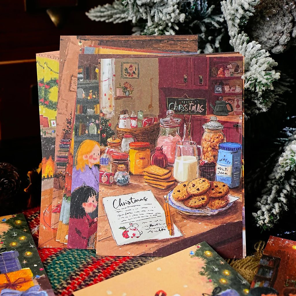 20 Sheets Christmas Theme Pattern Paper for Scrapbook DIY Gift Wrapping Card Making Art Craft Journaling Collage Background