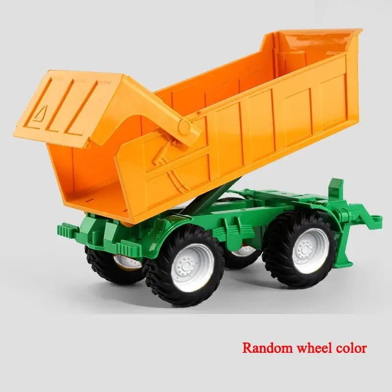 Farm Tractor with Trailer Inertia Toy Forklift Transport Truck Sprinkler Model Simulation Game Boy Kids Toy Gifts