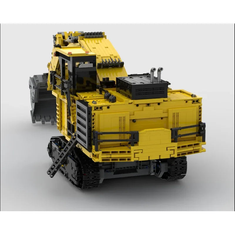 MOC-223188 New Backhoe Excavator Bulldozer Building Block Model • 4423 Parts • MOC Creative Boys' Children's Birthday Toy Gift