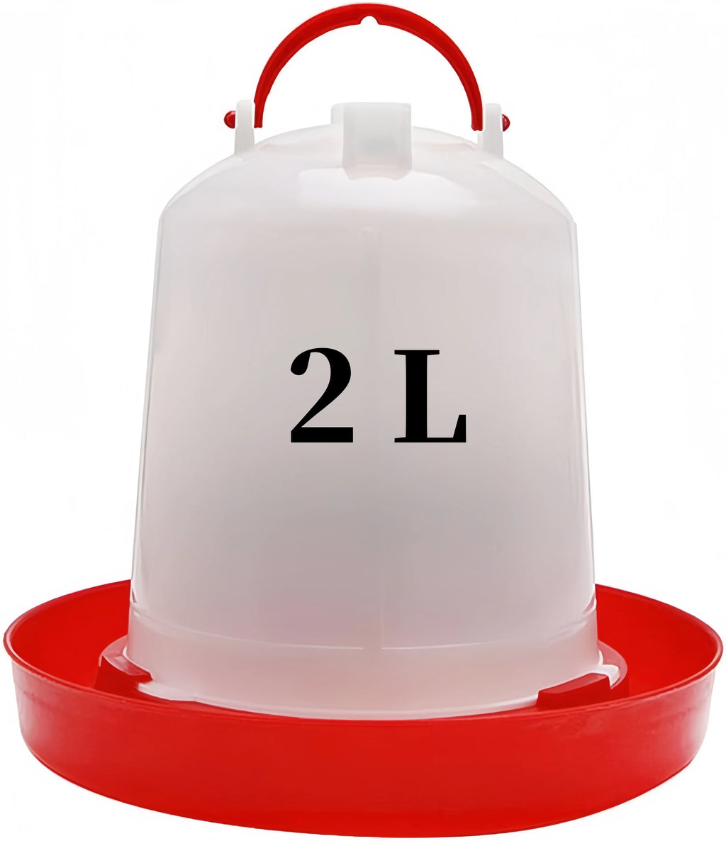 2L plastic water dispenser for poultry and chicken coops Drinking water equipment for poultry and pet farming on farms
