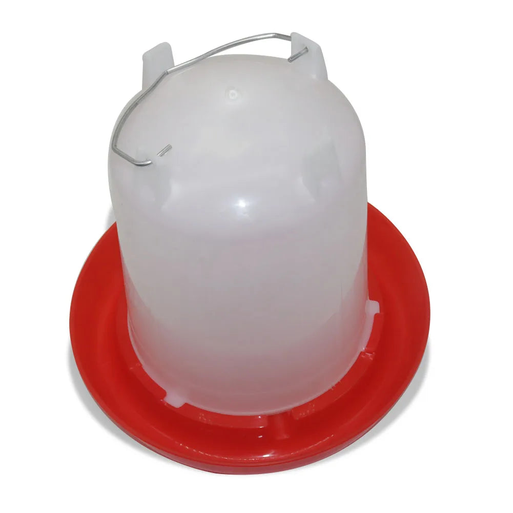 4L chicken coop water dispenser Chicken water dispenser Water discharge with switch Poultry plastic drinking bucket