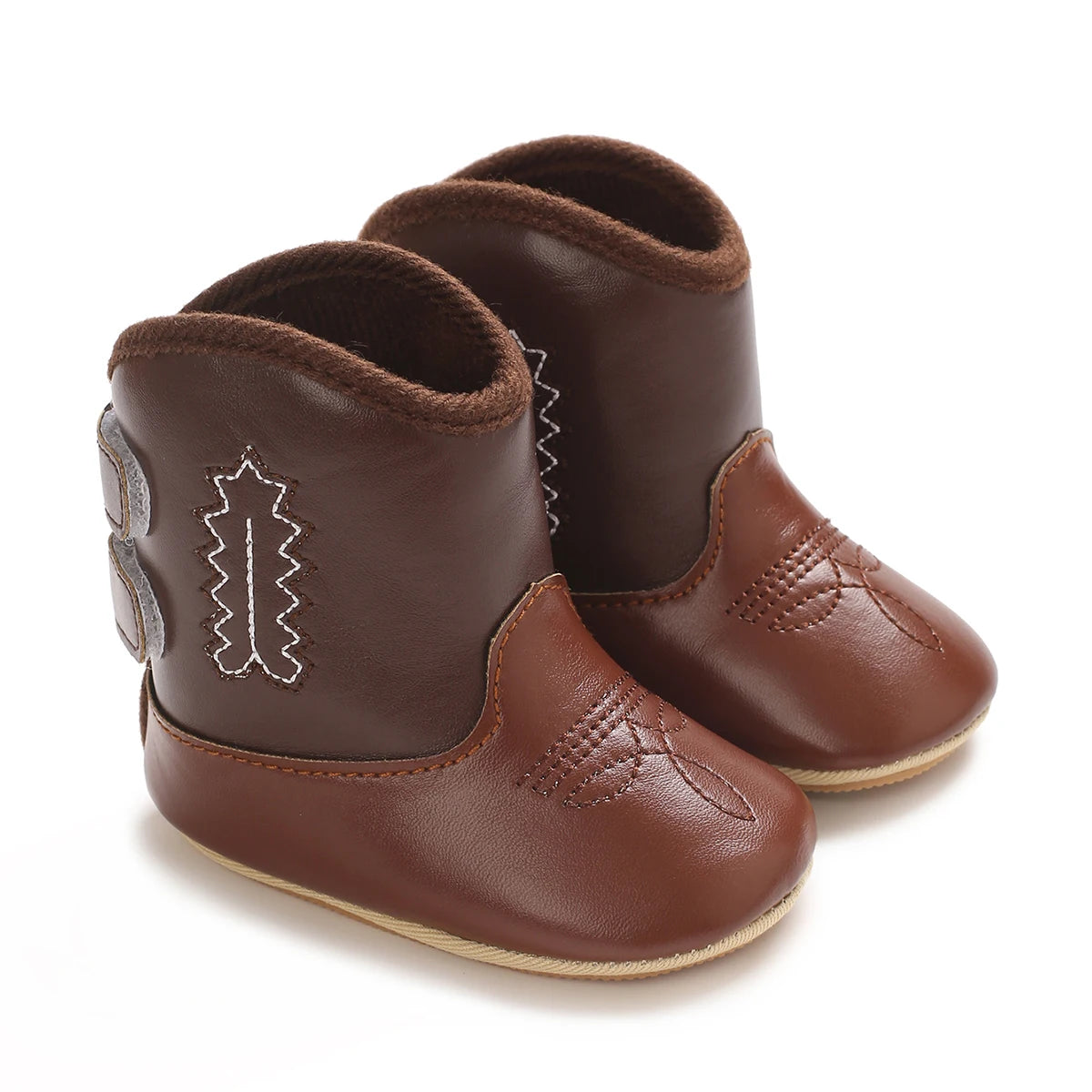 Baby Cowboy Boots - Western Style | Soft soled First Walking Shoes for Newborns and Preschoolers