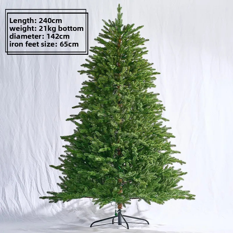 Christmas tree - Pure white encrypted simulation of a bare tree - Large high-end Christmas decoration item