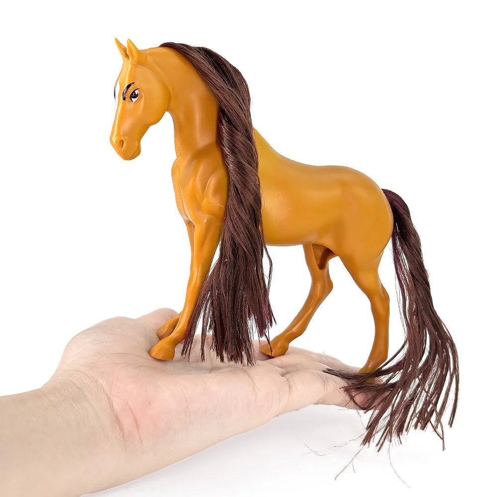 Ranch horse model toys, farm animal collection educational toys, suitable for birthday and Christmas festival gifts