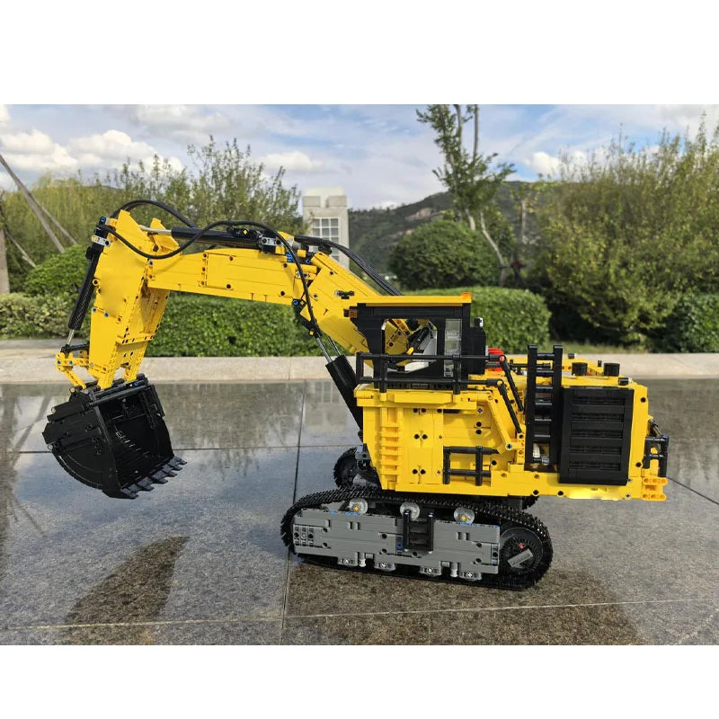 MOC-223188 New Backhoe Excavator Bulldozer Building Block Model • 4423 Parts • MOC Creative Boys' Children's Birthday Toy Gift