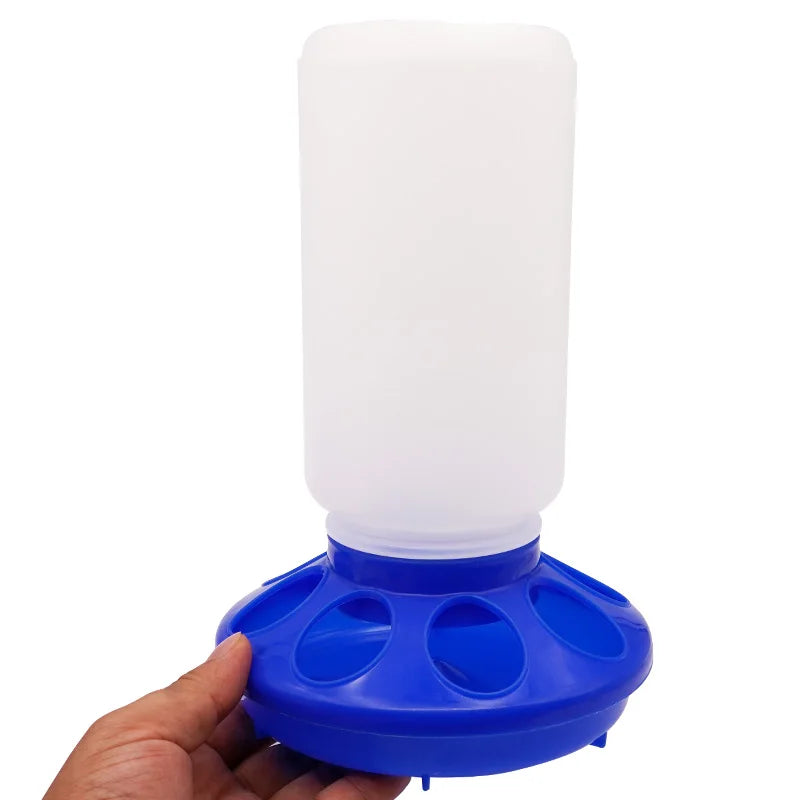 1L Poultry New Thickened Feeder and Drinker Chicken Feeder Bucket Automatic Water Food Dispenser Chick Drinker Feeding Bucket