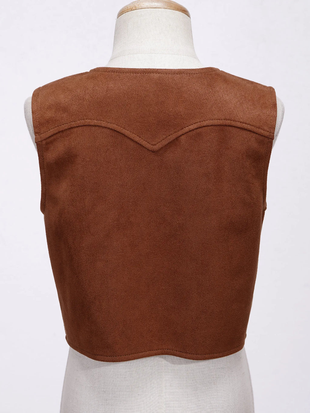 Kids Boys Western Cowboy Cowgirl Cosplay Costume Open Front Waistcoat Vest Pointed Hem Fringe Decor Tassel Jacket for Party