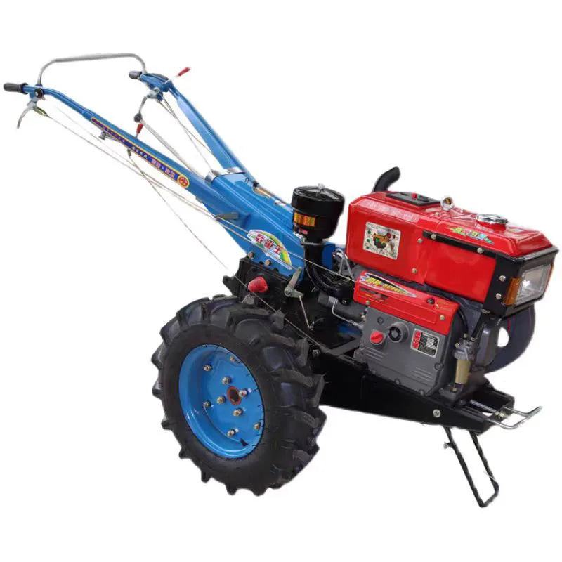 Diesel Hand-held Tractor ，Rotary Tillage Trenching  Ridge-type Ground Machine Hand-held, Fertilizing Backfill All-in-one Machine