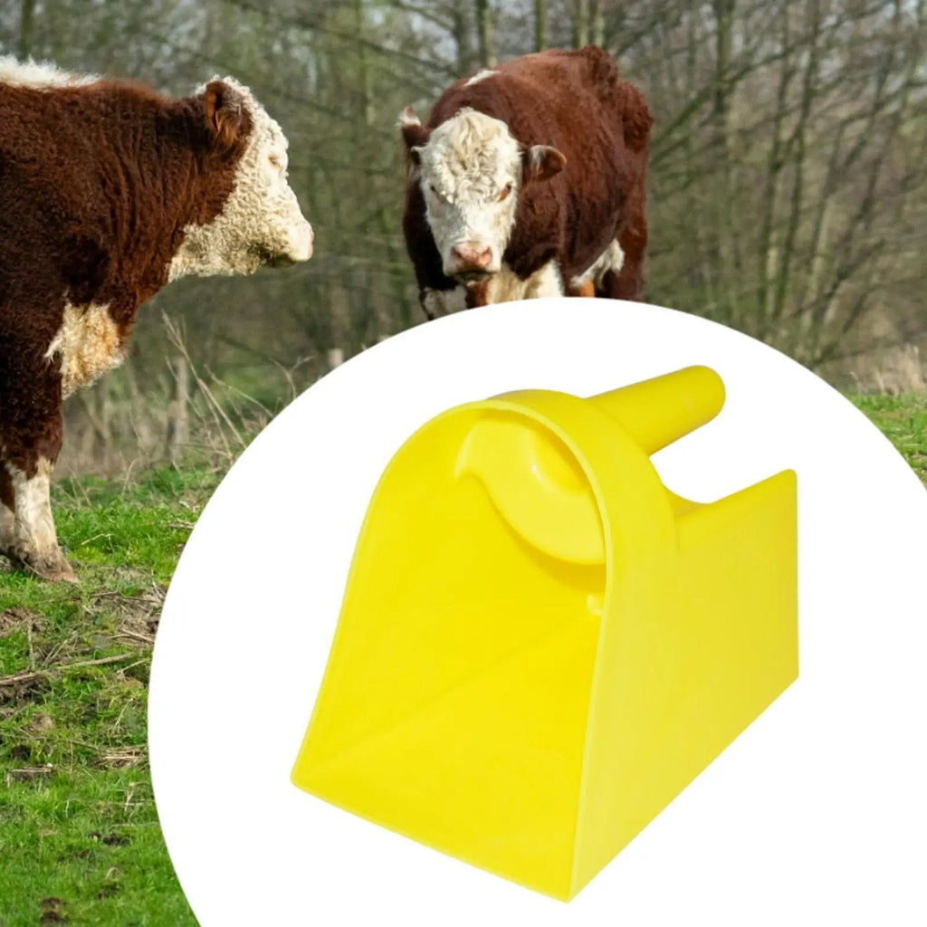 Heavy Duty Grain Scooper, Animal feed Scooper, Reusable Stackable feed Scoop for , Horse, Homesteaders