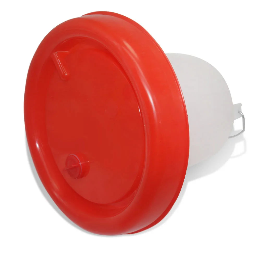 4L chicken coop water dispenser Chicken water dispenser Water discharge with switch Poultry plastic drinking bucket