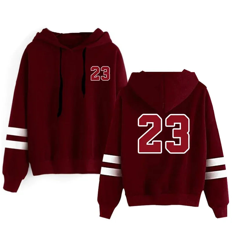 Hoodies Fashion Pullovers Versatile Hot Sale Daily Womens Sweatshirts Stripe Woman Clothing Jogging Casual Printing Sports Style