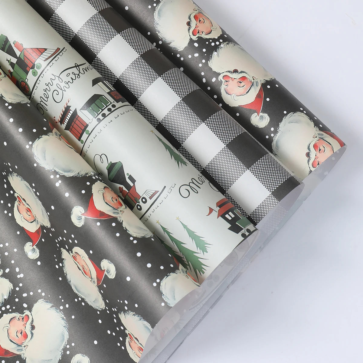 Christmas Wrapping Paper 50*70cm Christmas Kraft Paper Gift Wrap with Snowflake for Xmas Party Gift Packing DIY Crafts Papers
